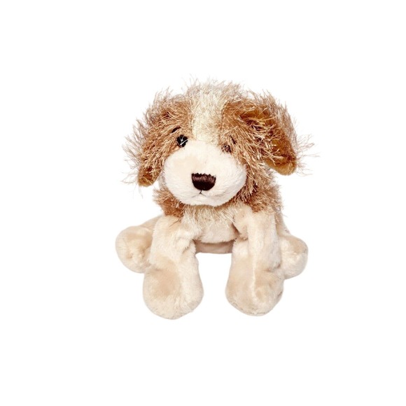 Ganz Webkinz Puppy Dog Brown Shaggy Plush Stuffed Animal Soft Toy NO Code - Picture 1 of 8